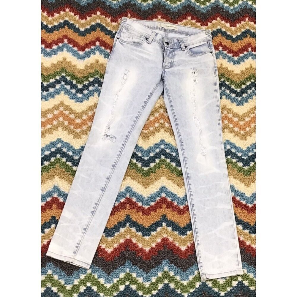 Womans Size Denimocracy  size 27 or 4 Destructed Jeans